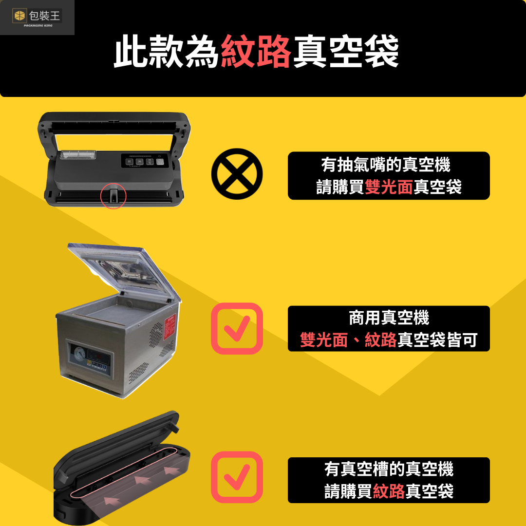 【台灣現貨】紋路真空捲袋 多規格【1捲500公分】