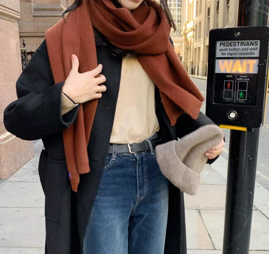 倫敦的那個針織圍巾