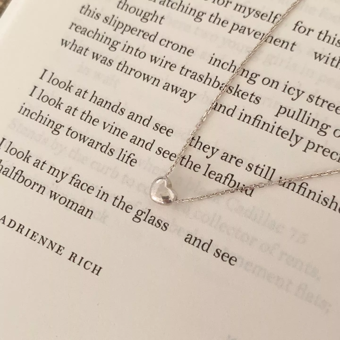 Heart necklace (925 SILVER)