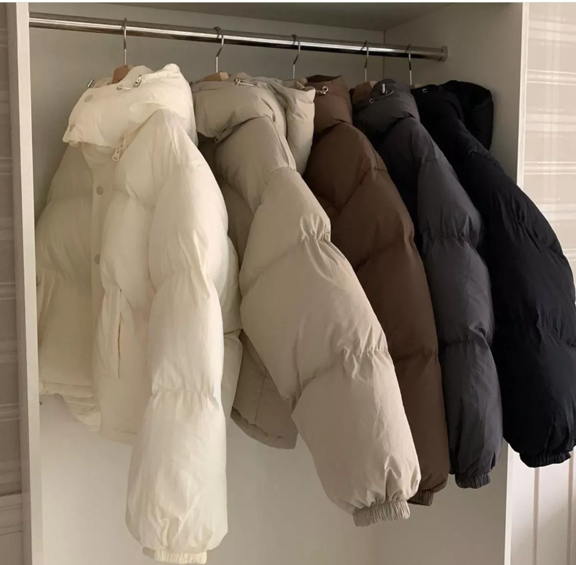 帽子可拆麵包羽絨 (5color)