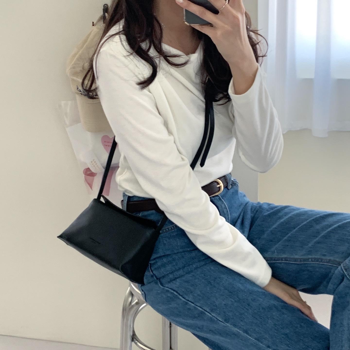 隨性小皺摺 tee