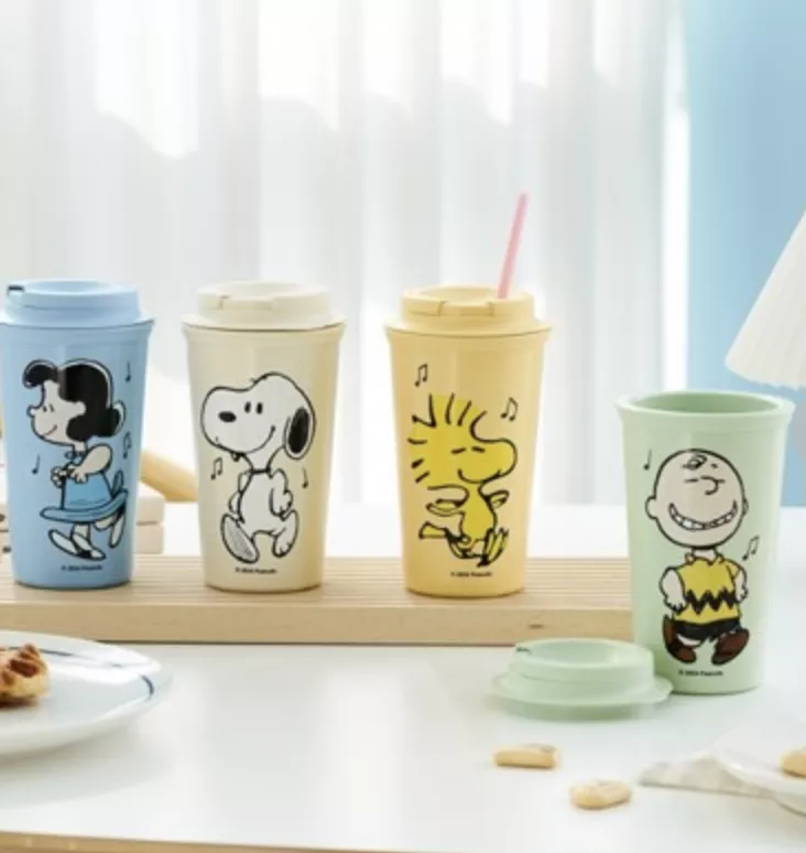 (62%OFF) Snoopy 冷熱兩用隨行杯