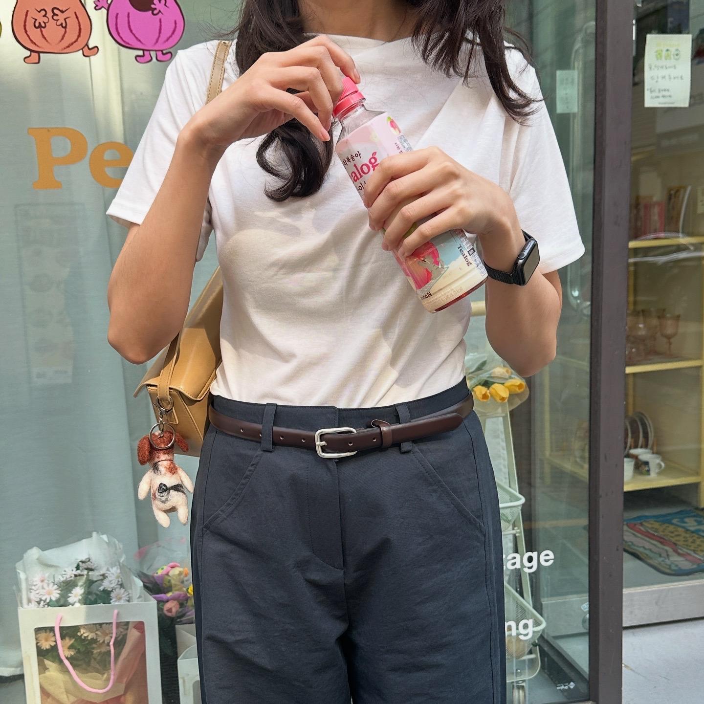 小皺摺短tee