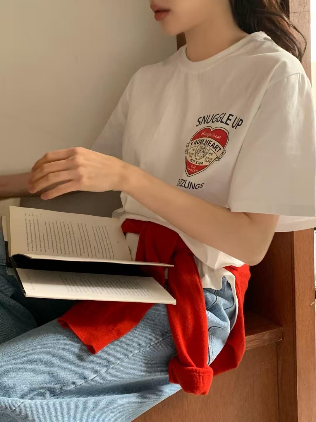 Heart tee