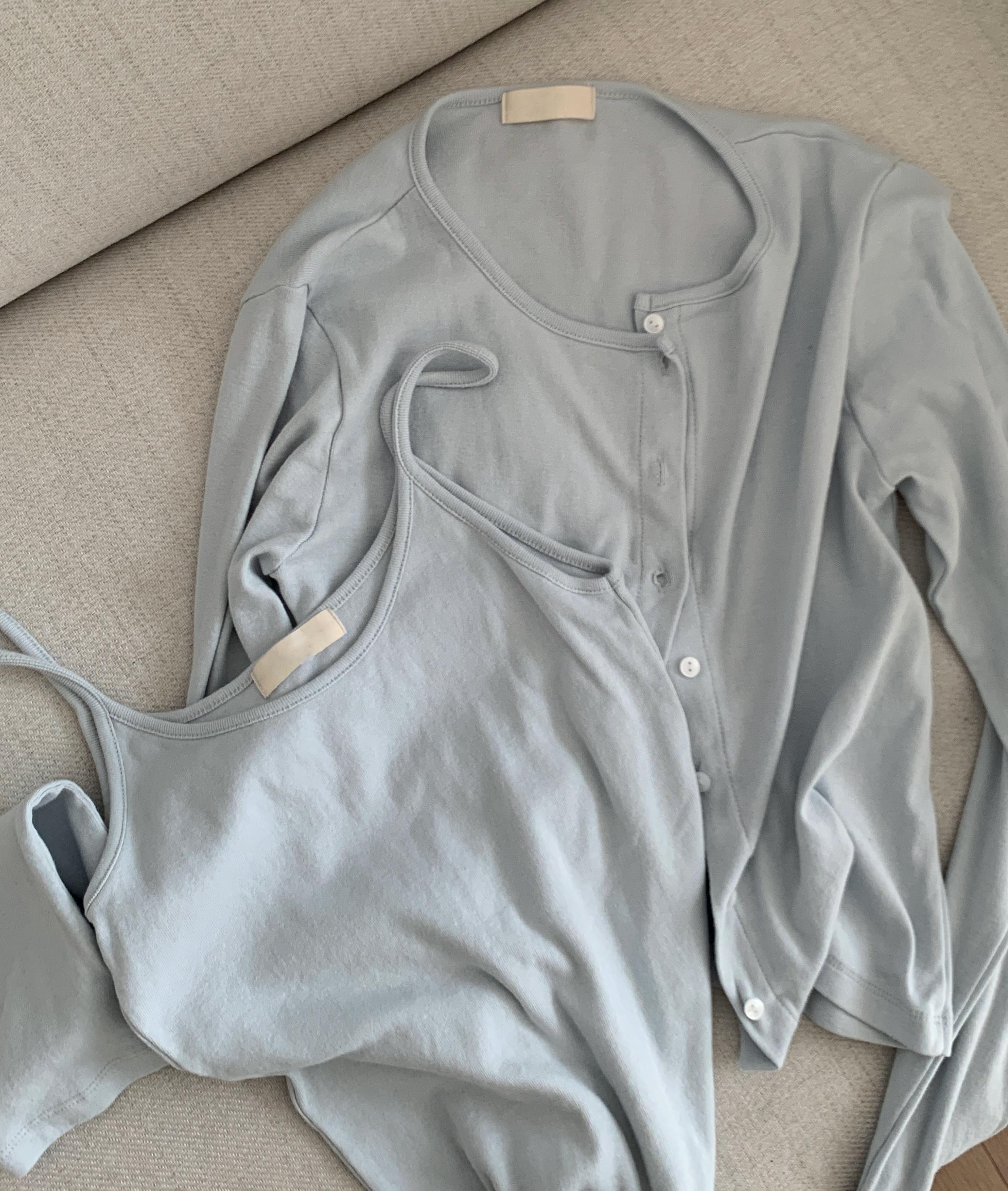 Lazy cardigan Set