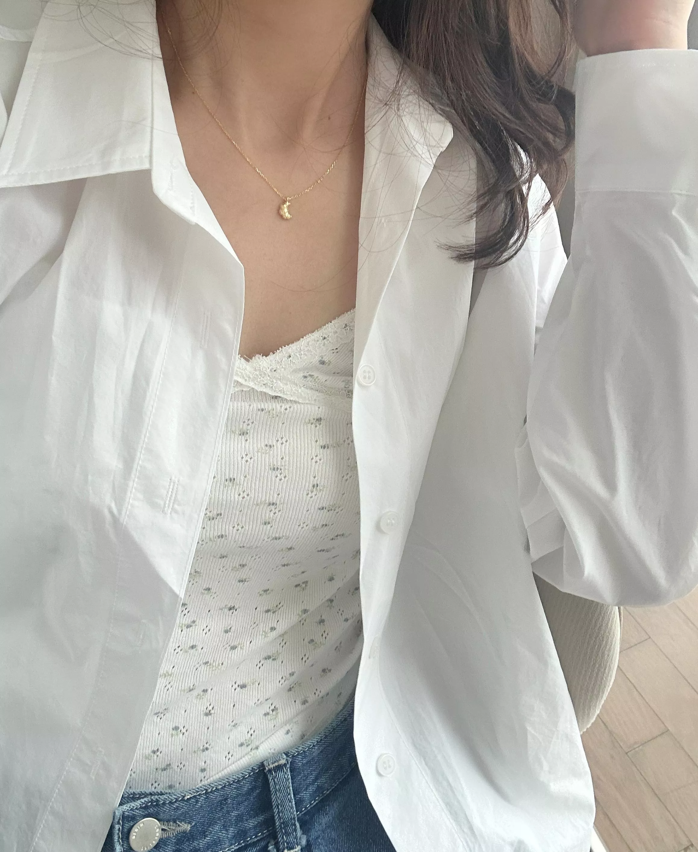 Croissant necklace (925silver)