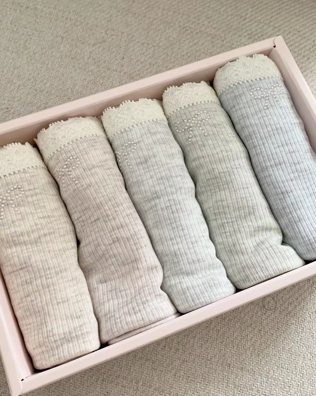 (FLORA家) 蝴蝶結內褲SET (5入)