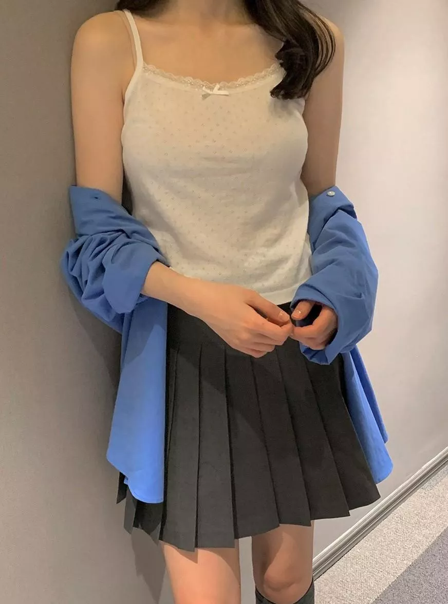 (ordinairement) 小碎花背心