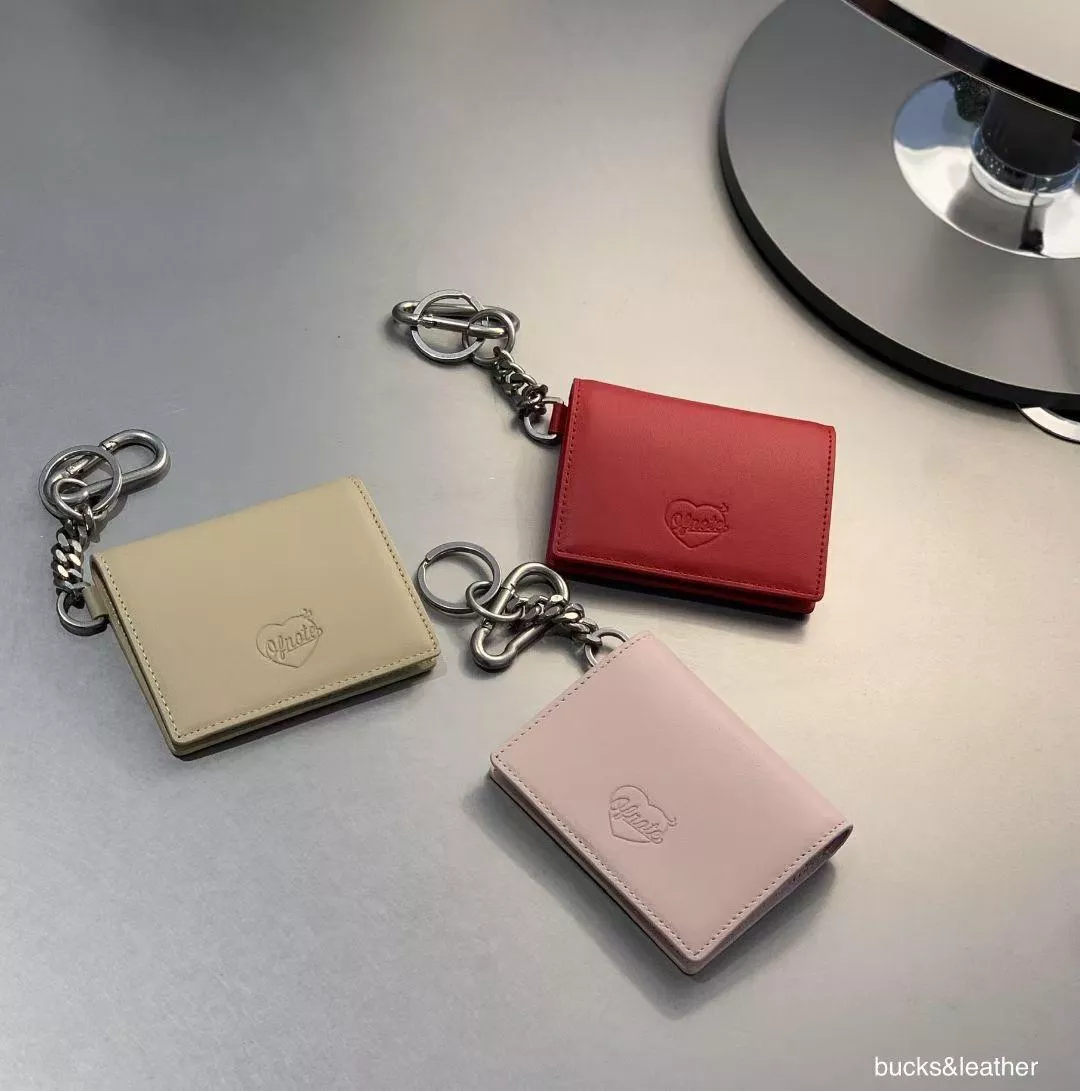 Bucks&leather 愛心壓紋卡夾