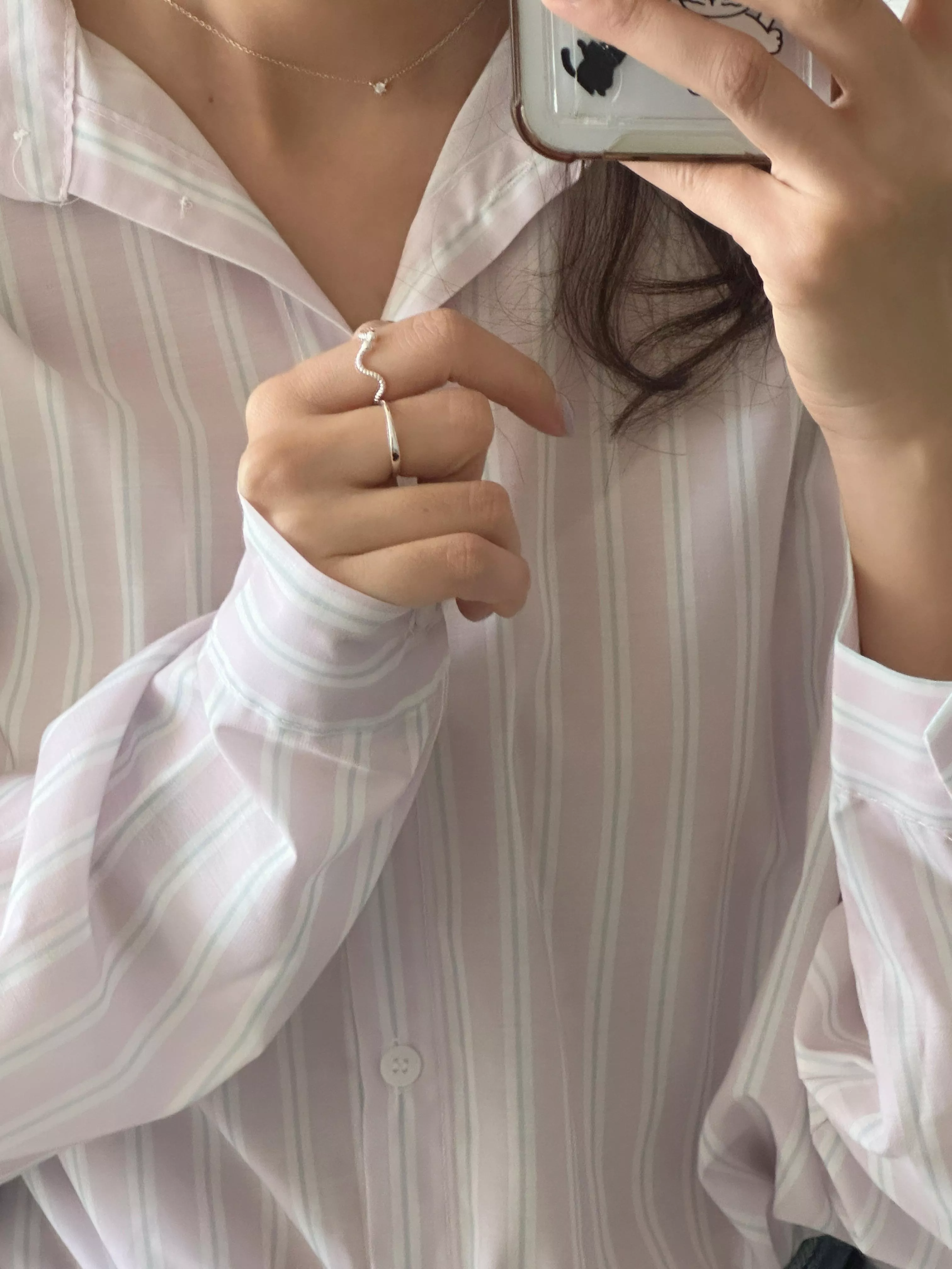 (925Silver) 大波浪戒指