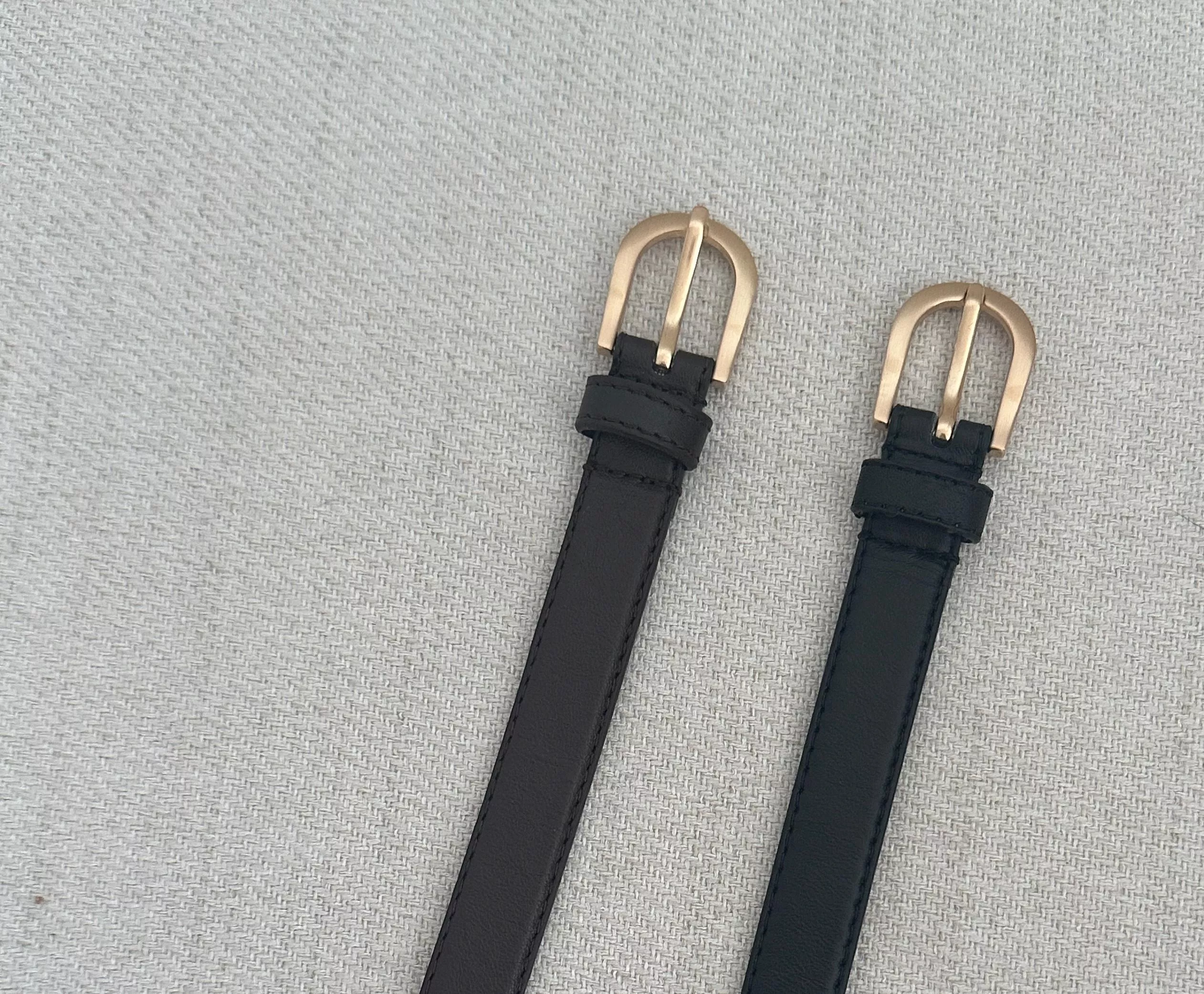 (Leather) 經典復古皮帶