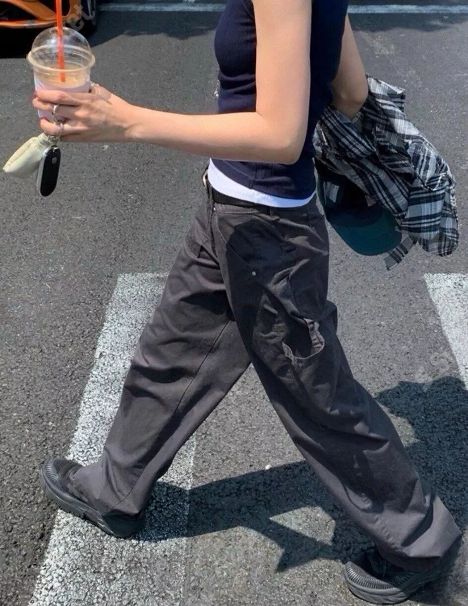 (大爆款!) 版型超好工裝褲