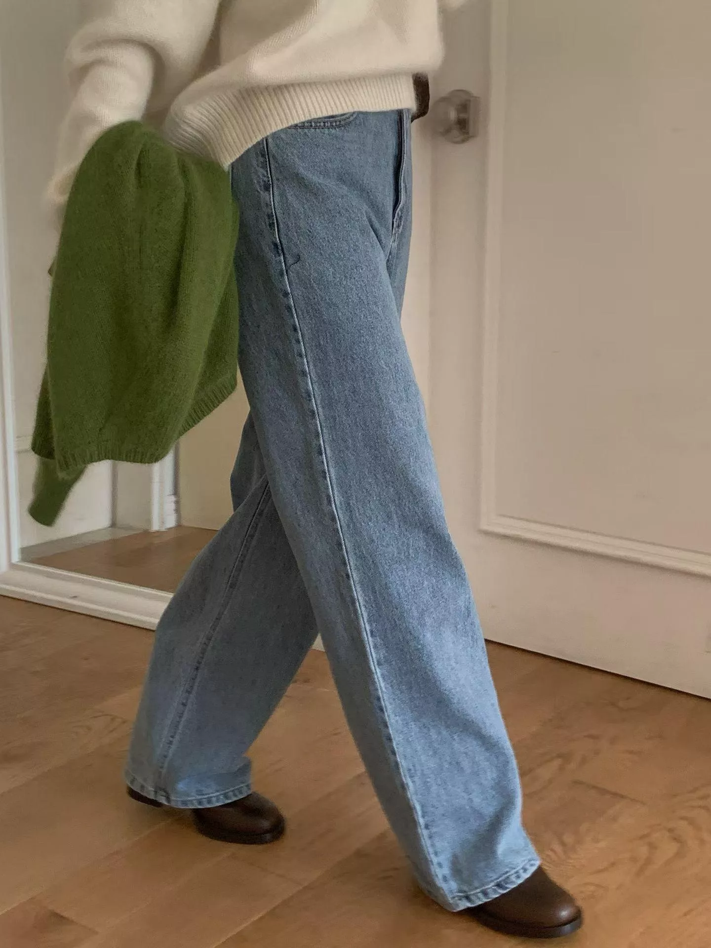 經典隨性直筒牛仔 (2Color)