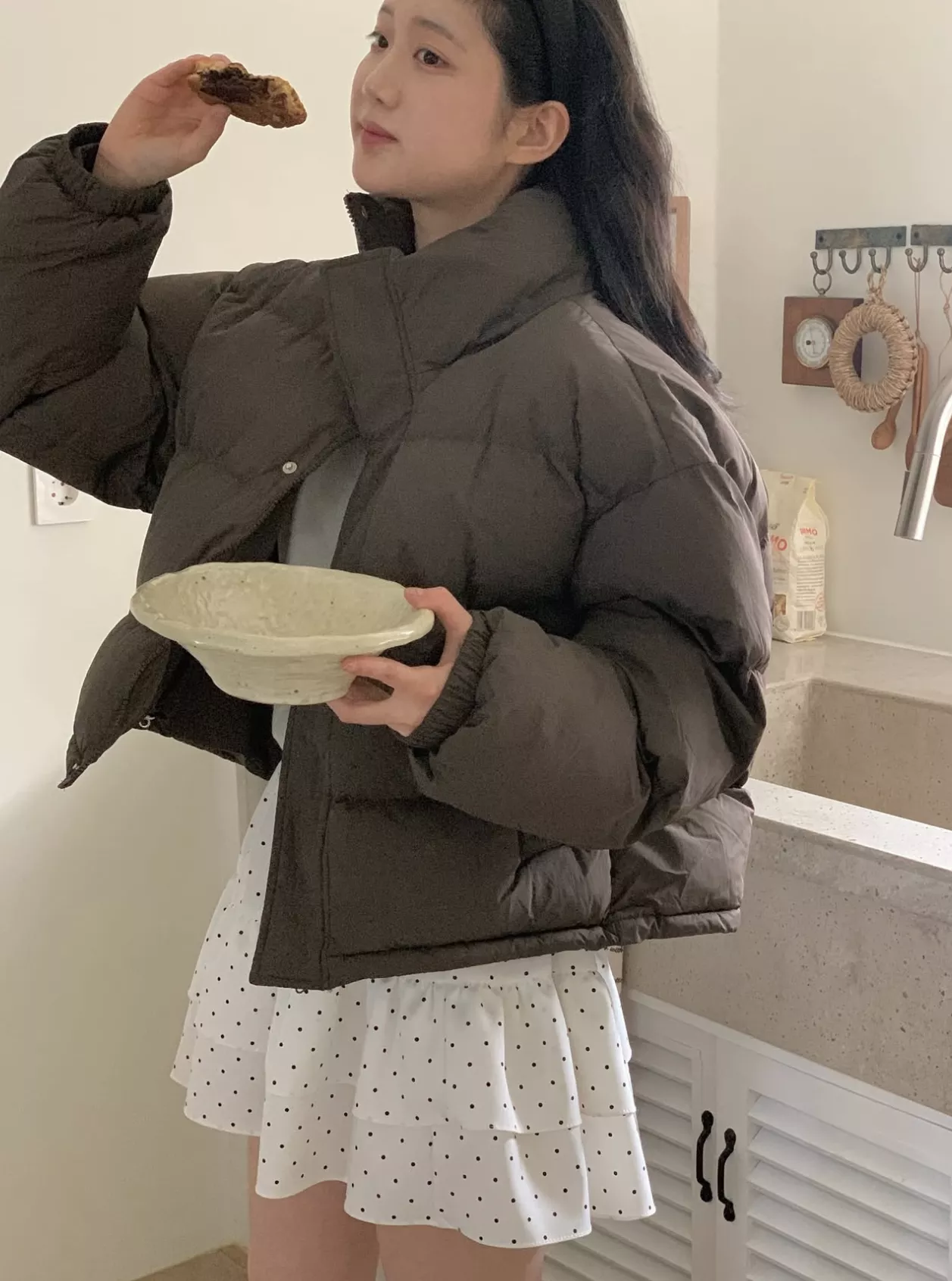 布丁輕便羽絨外 (4color)