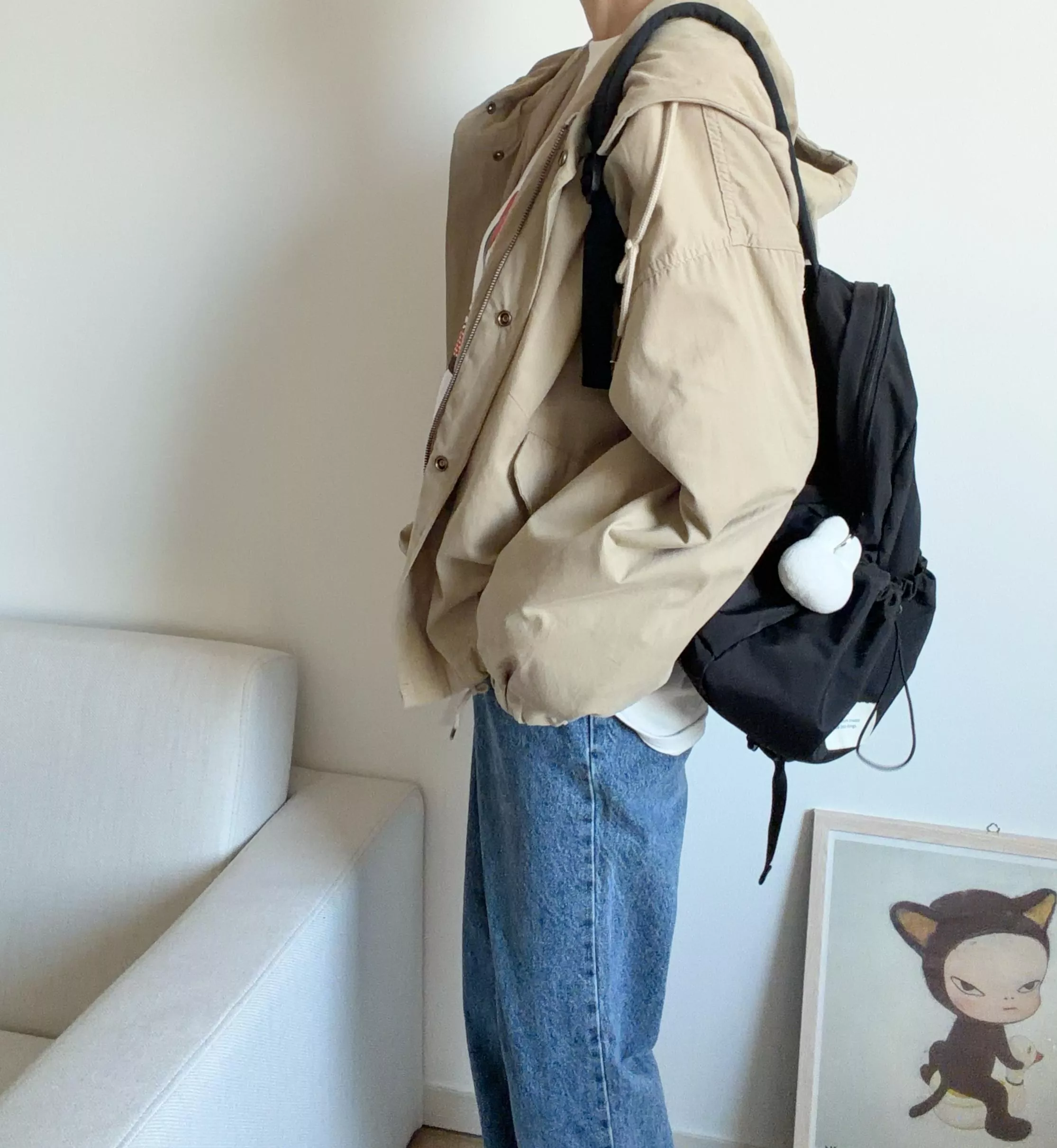 連帽風衣外套 (4color)