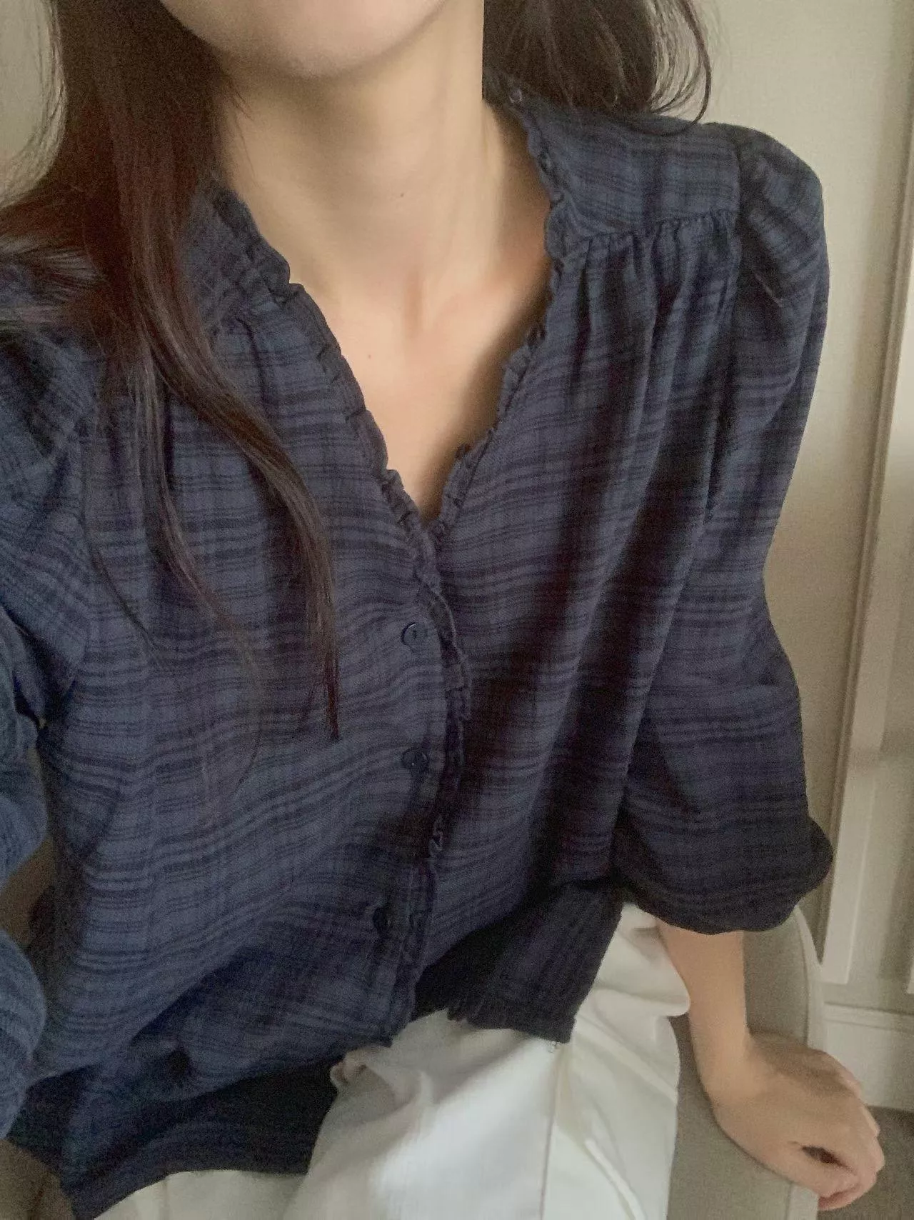 Check blouse