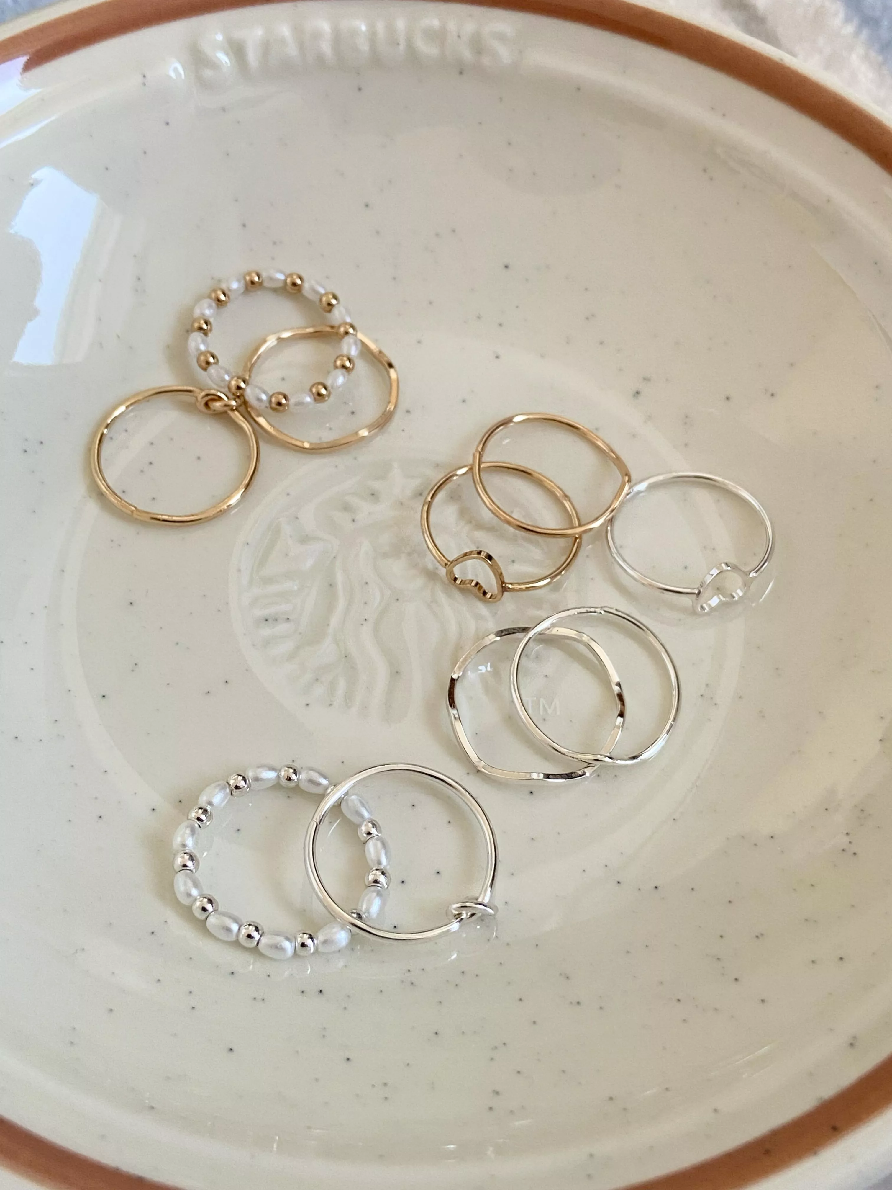 Simple rings set (2color)