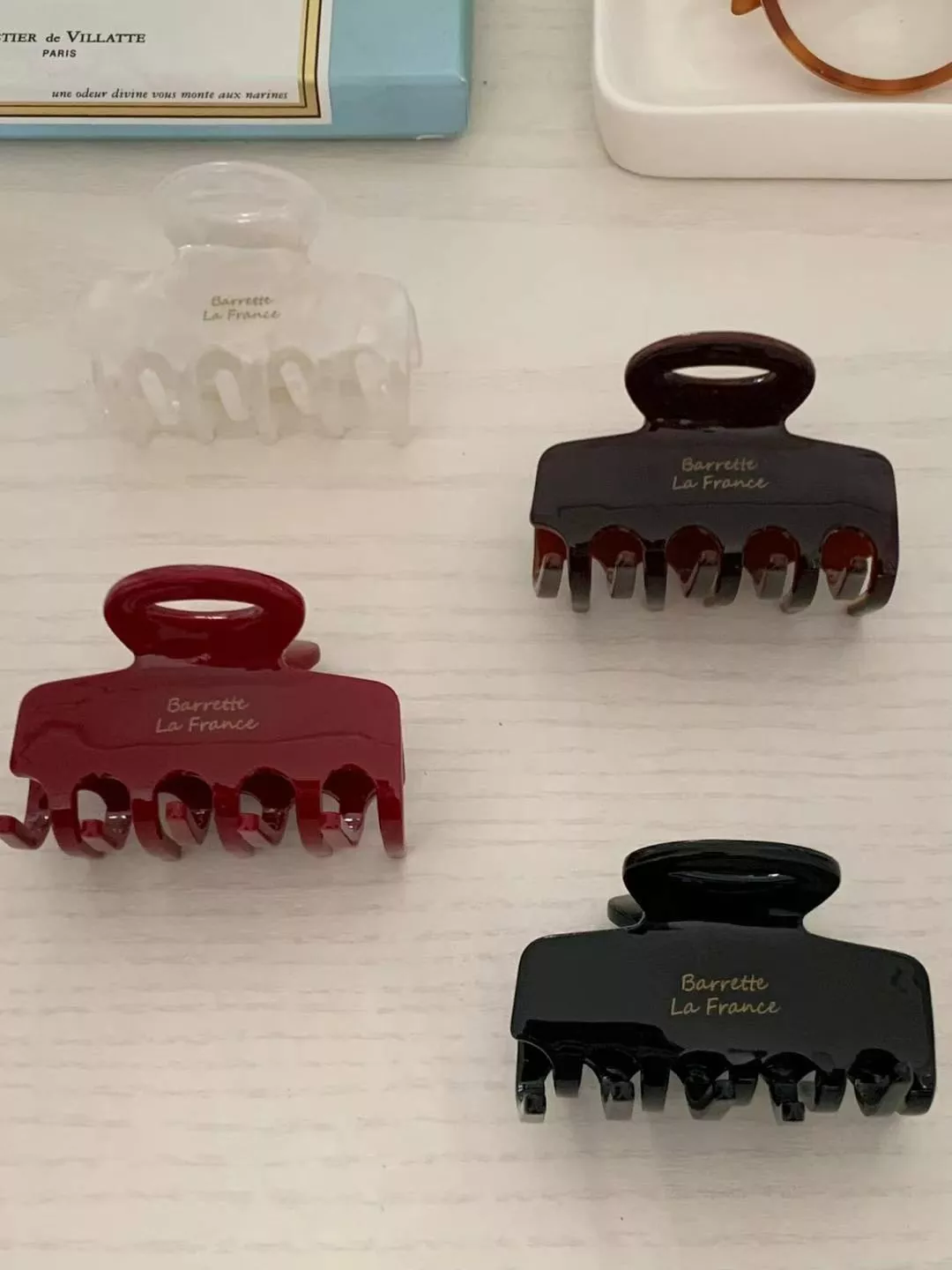 法式浪漫小夾 (4color)