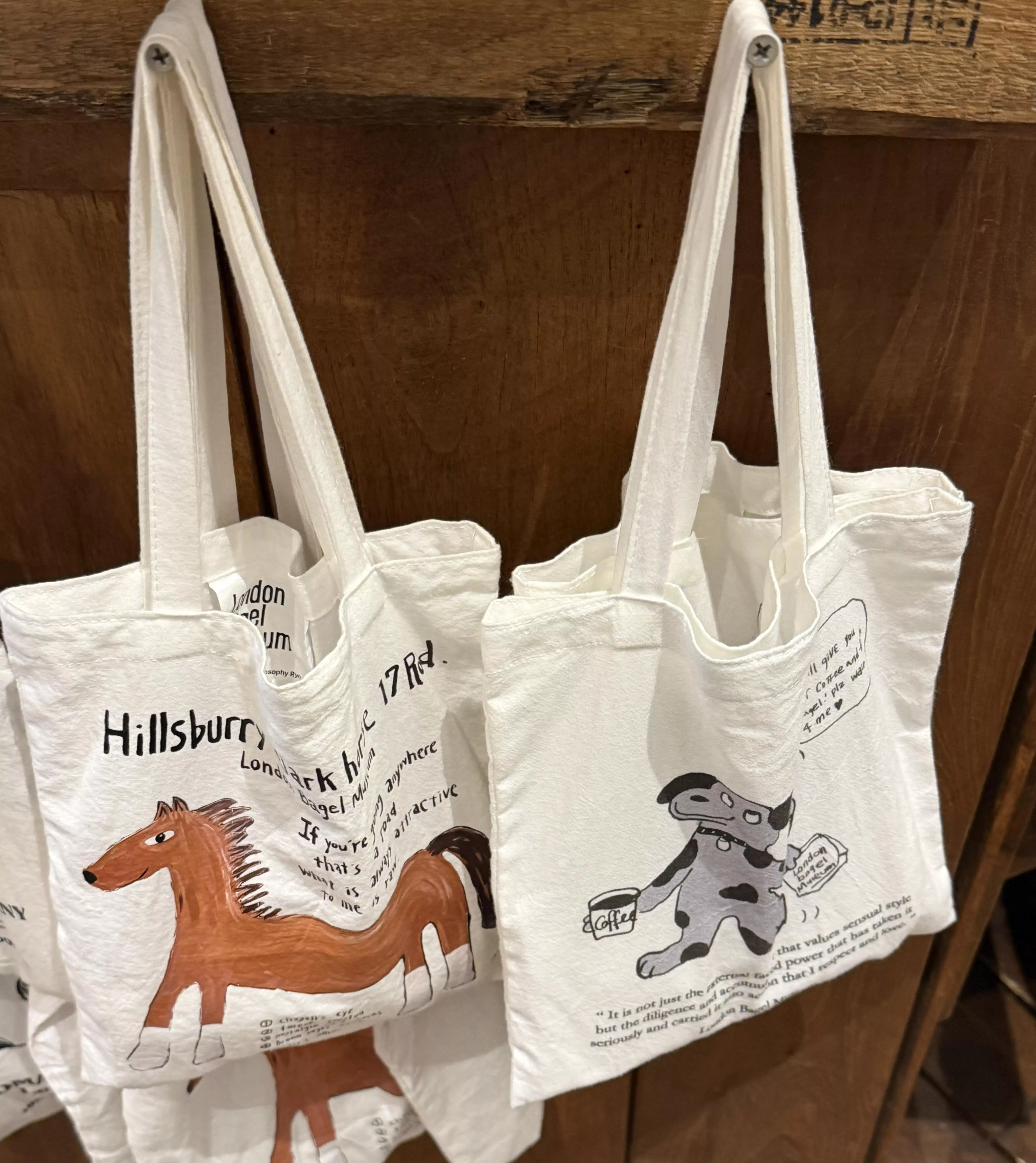 London bagel 倫敦貝果 小巧帆布袋