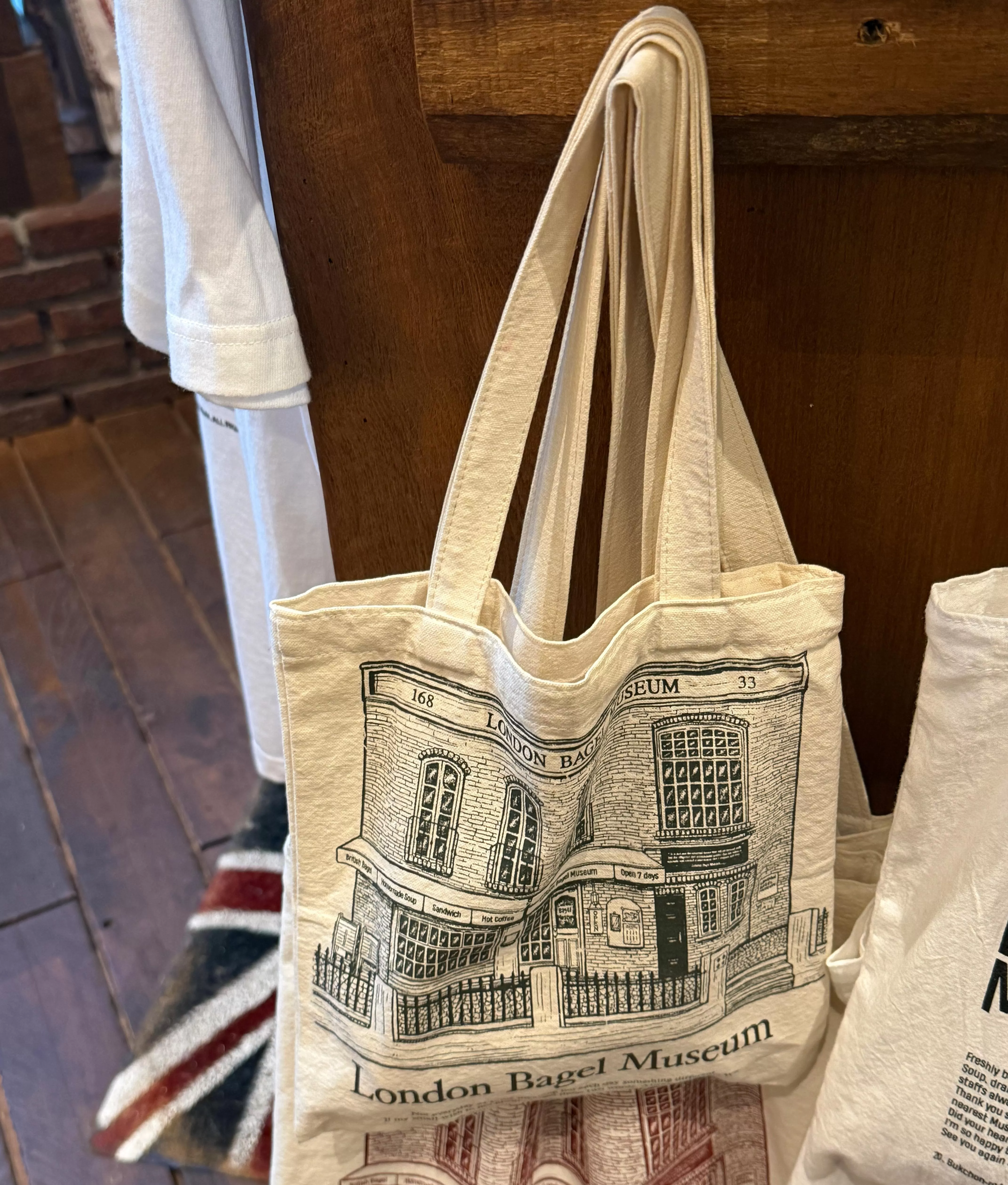 London bagel 倫敦貝果 建築帆布袋