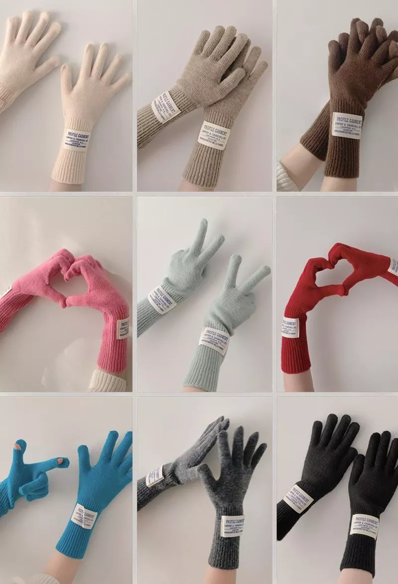 label gloves (9color)
