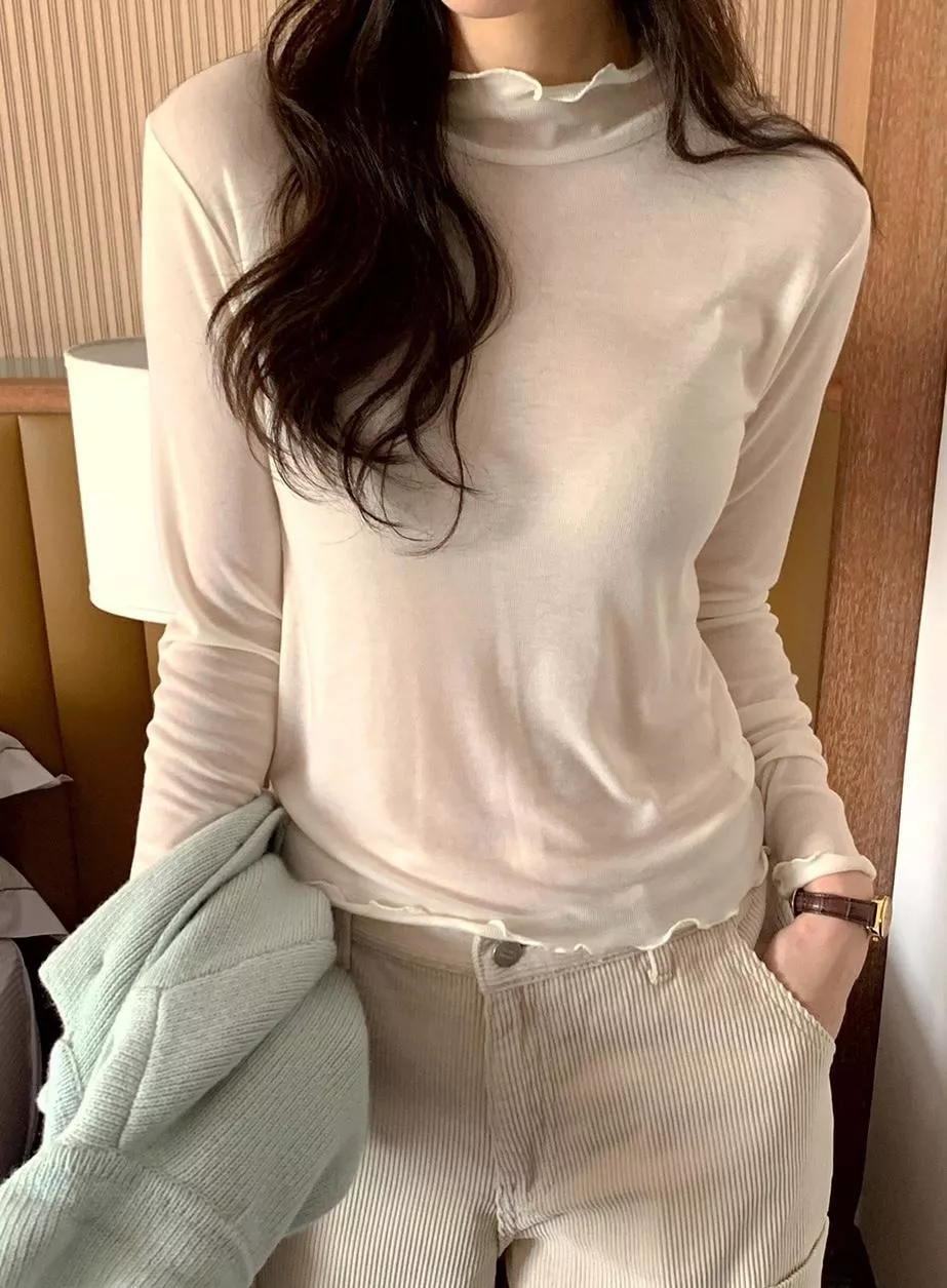 (ordinairement) 小花邊內搭tee