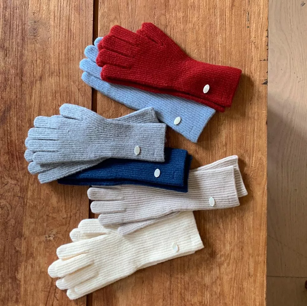 簡約坑條手套(方便滑手機款😛)