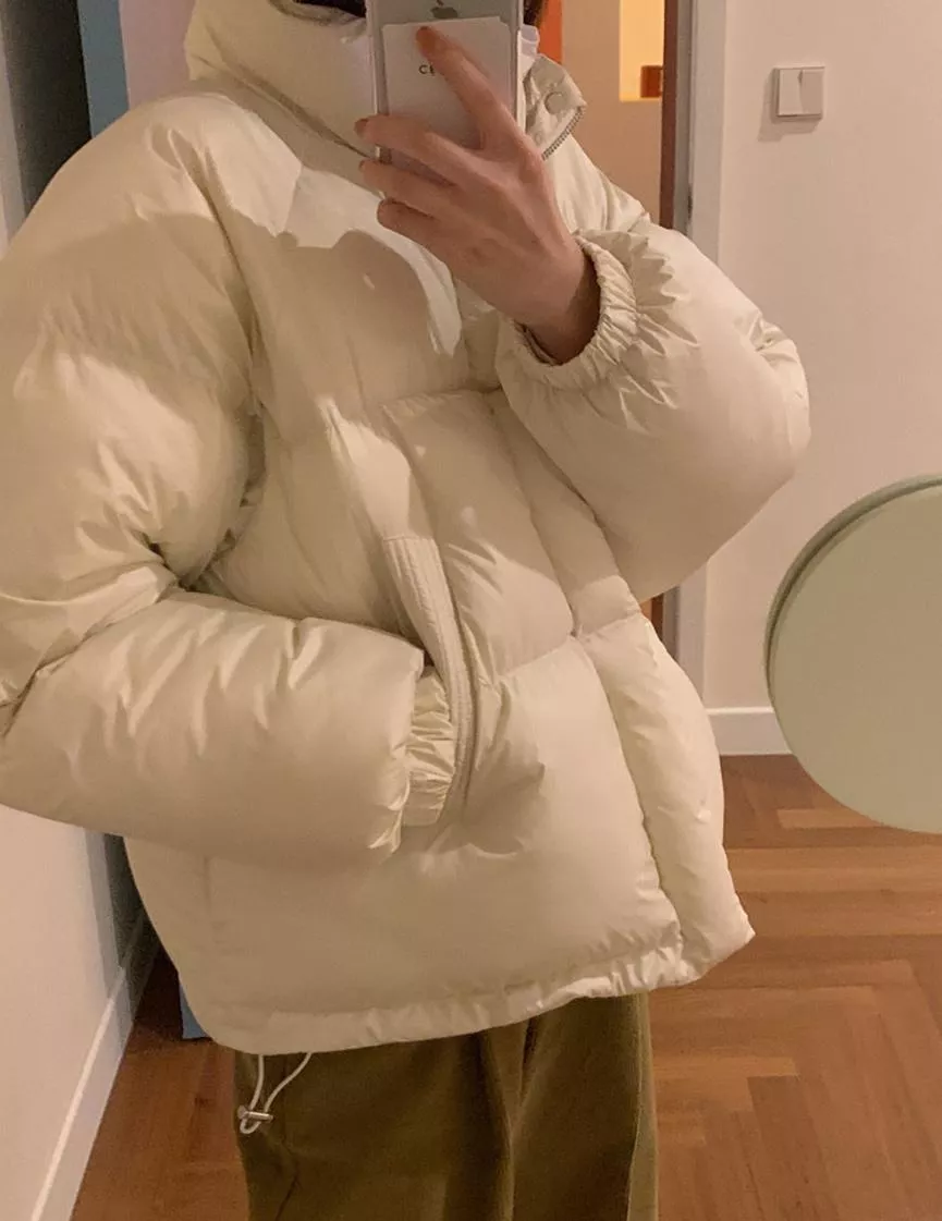 烤麵包澎澎羽絨外套