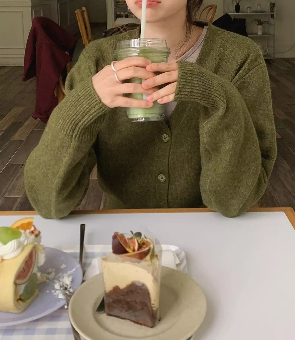 (Slowand) V領短版針織