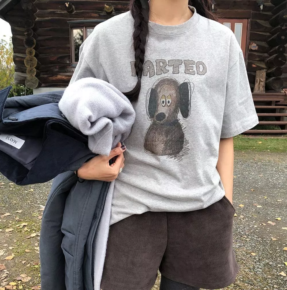 (undervi) 呆萌小狗tee