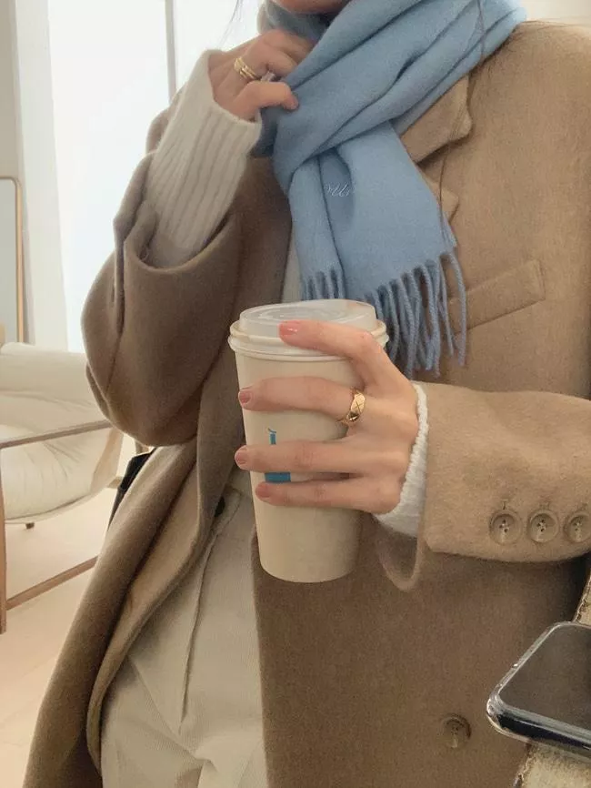 (Ounce家)  柔軟羊毛圍巾