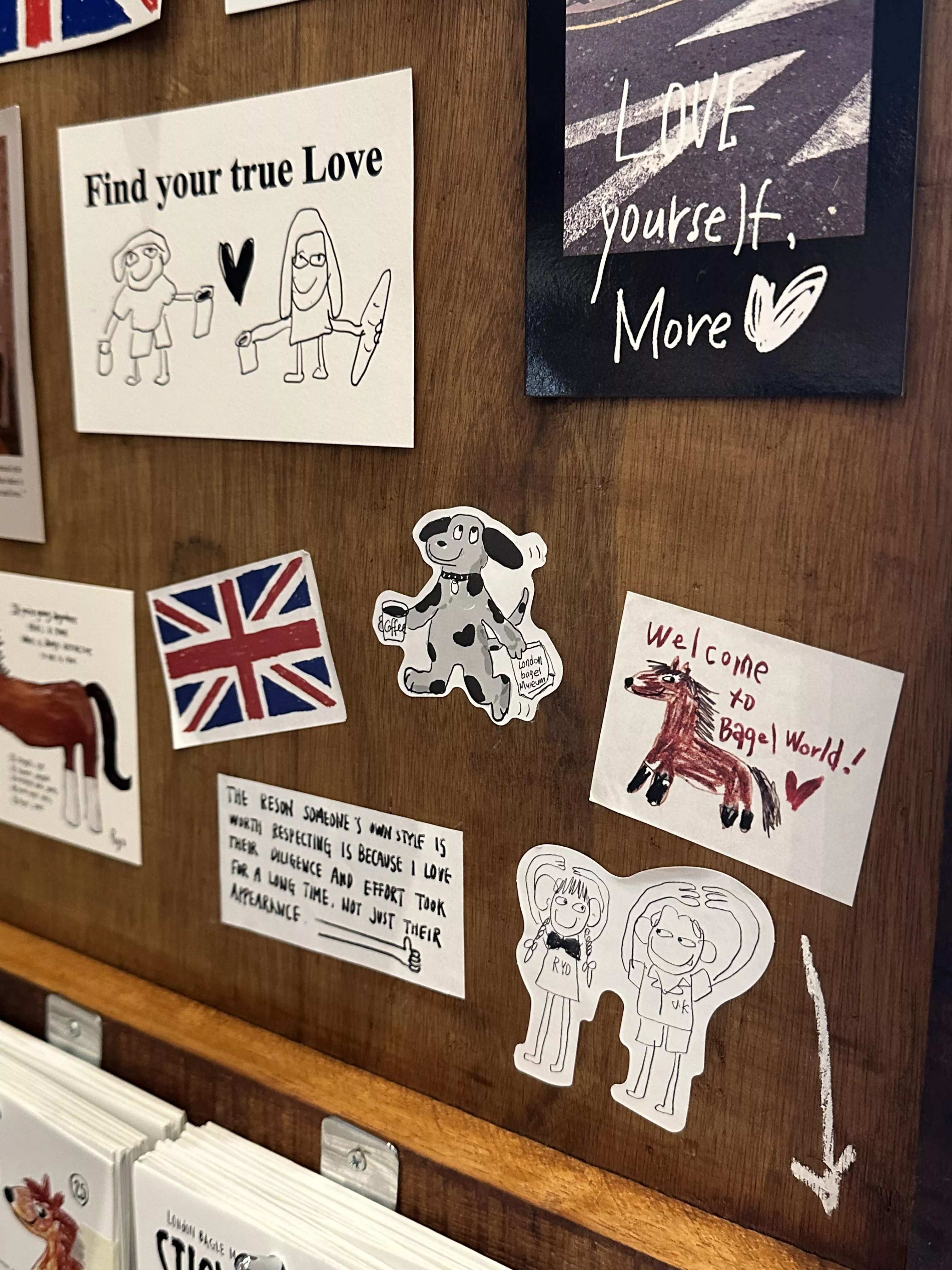 London bagel 貼紙包