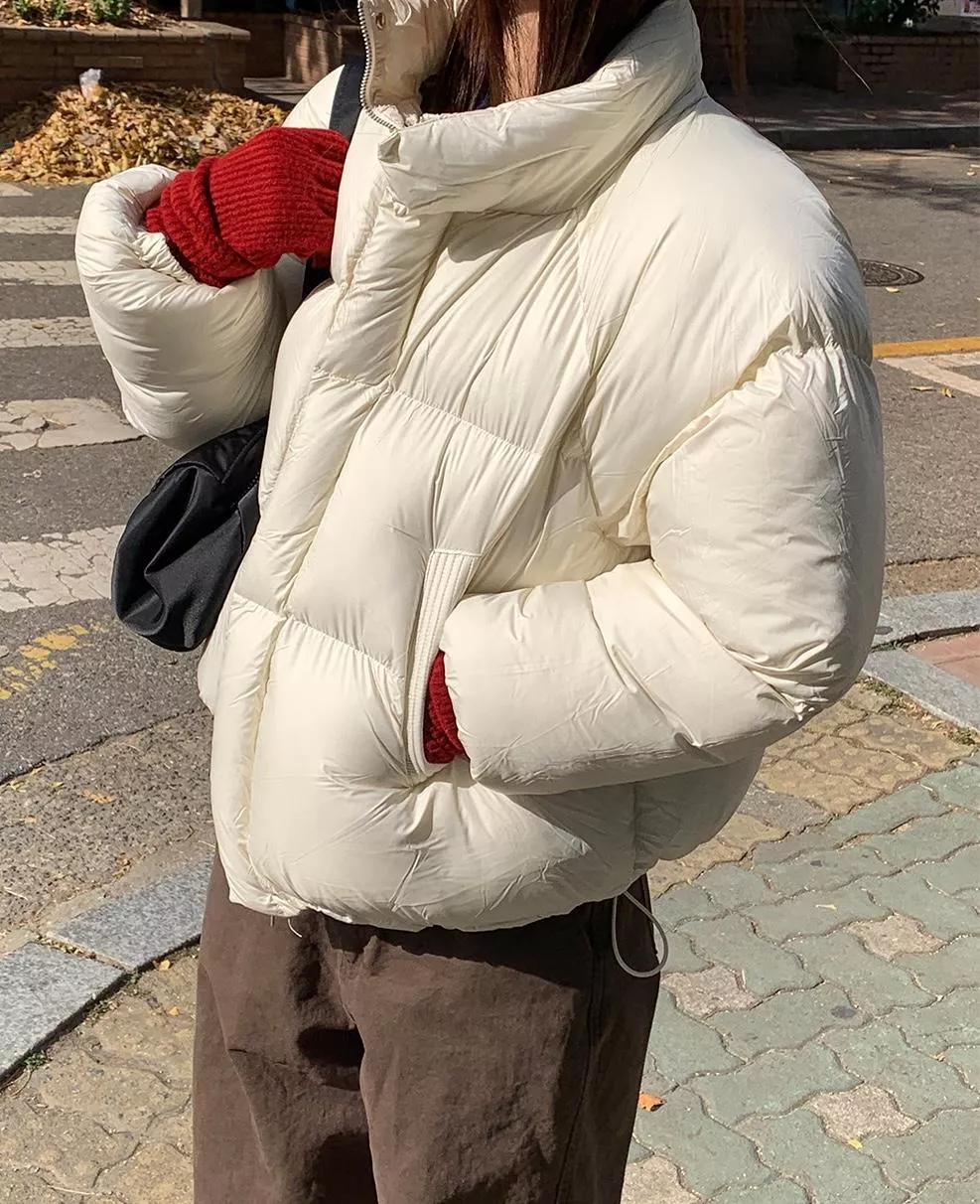 烤麵包澎澎羽絨外套