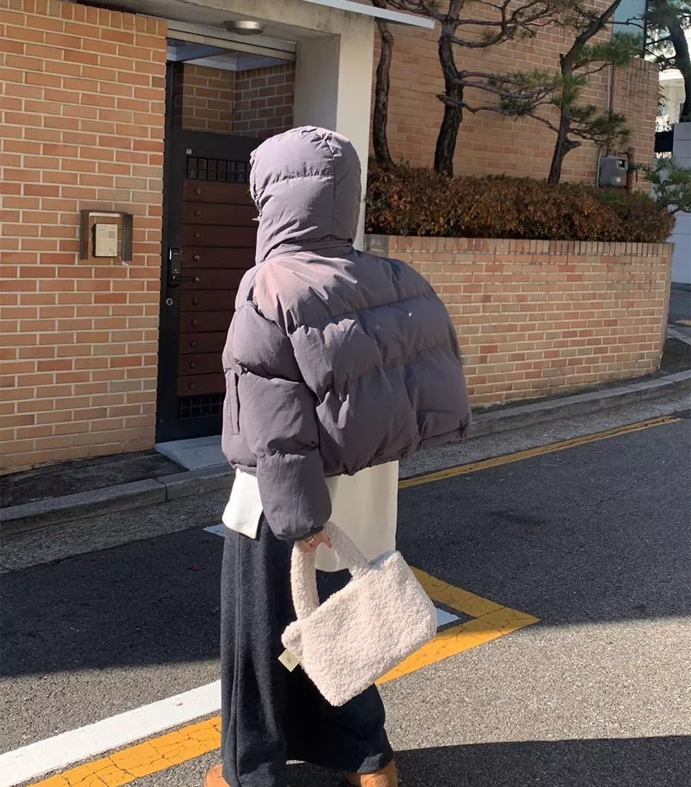 帽子可拆麵包羽絨 (5color)