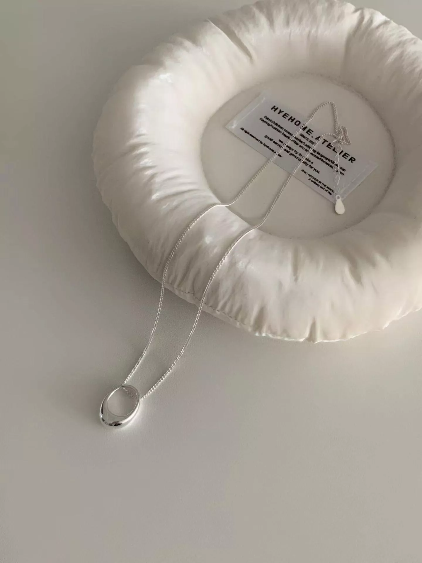 (925silver) 百搭圈圈項鏈