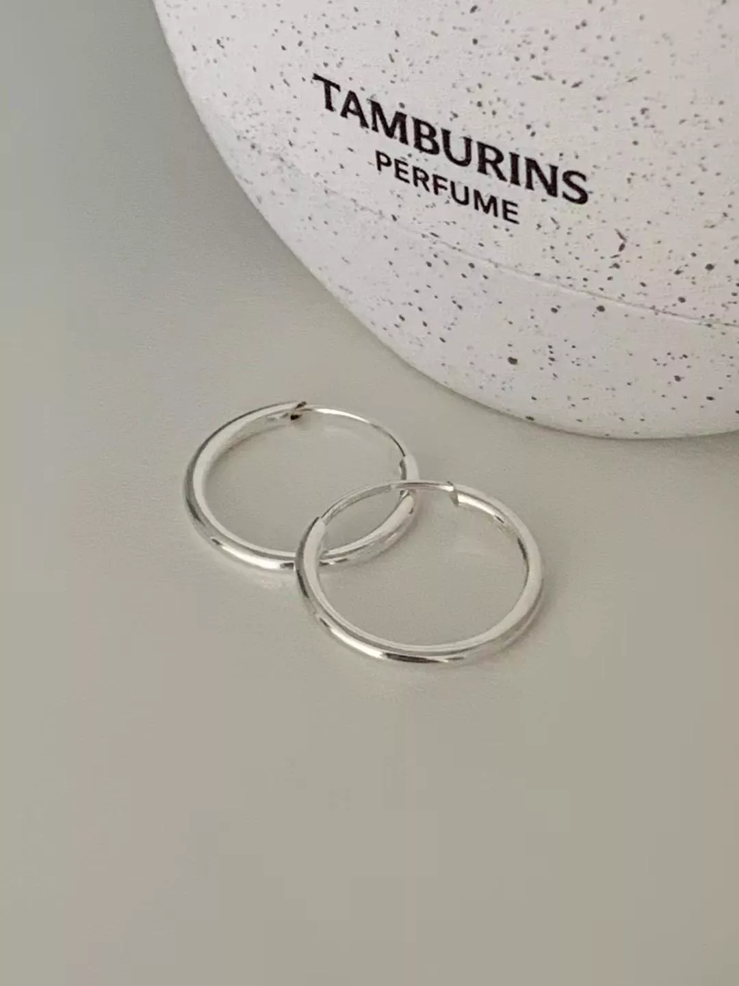 (925silver) 細圈圈耳環