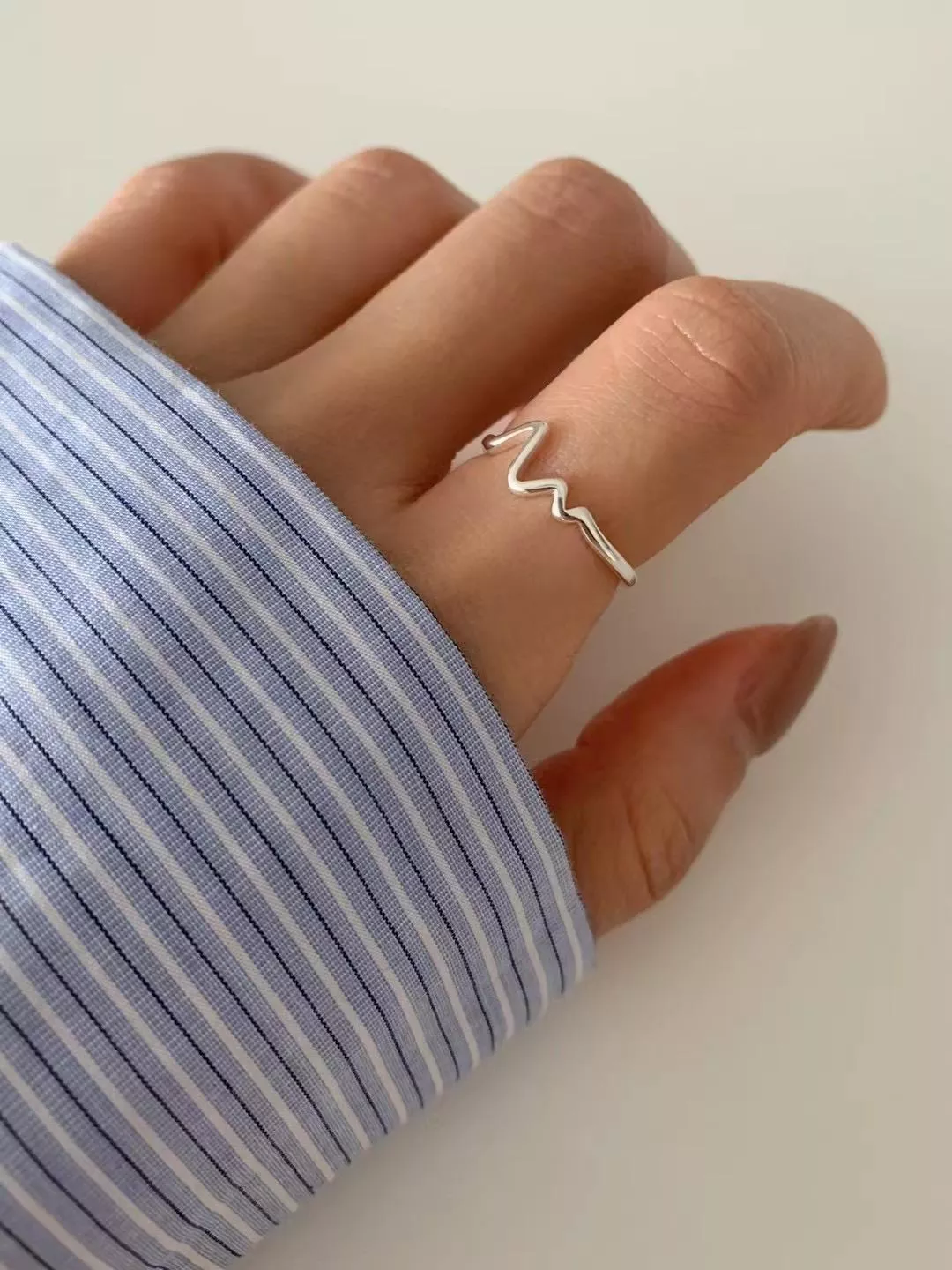 (925silver) Heartbeat ring