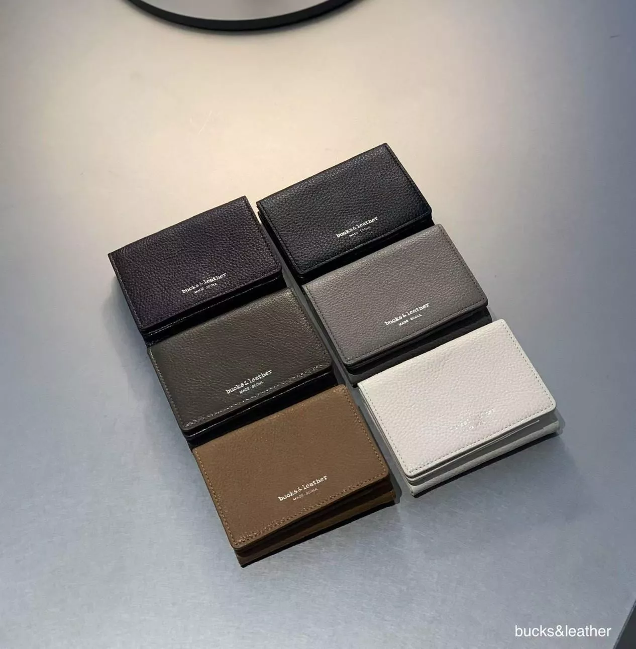 (Bucks&leather) 三摺卡夾