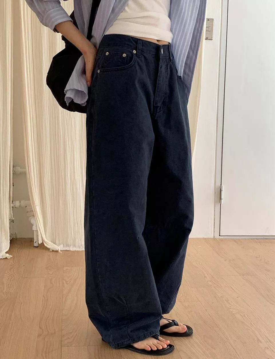 (feelings) 水洗微低腰牛仔褲