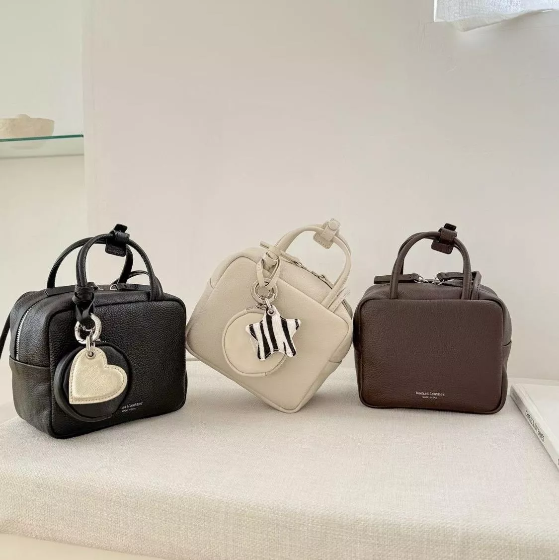 (bucks&leather) 霧面豆腐包