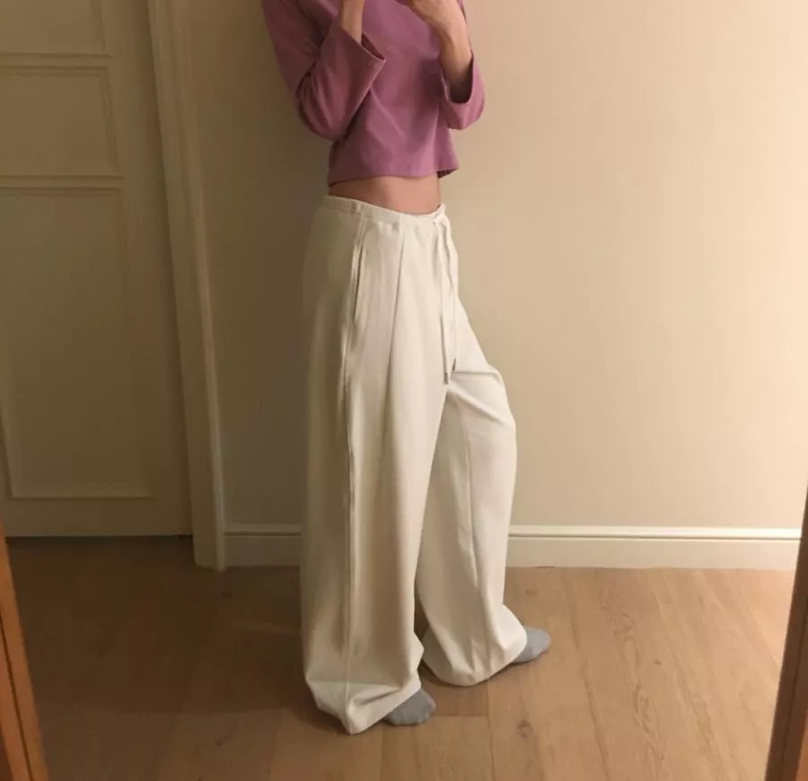 (maybebaby) 微低腰百搭棉褲