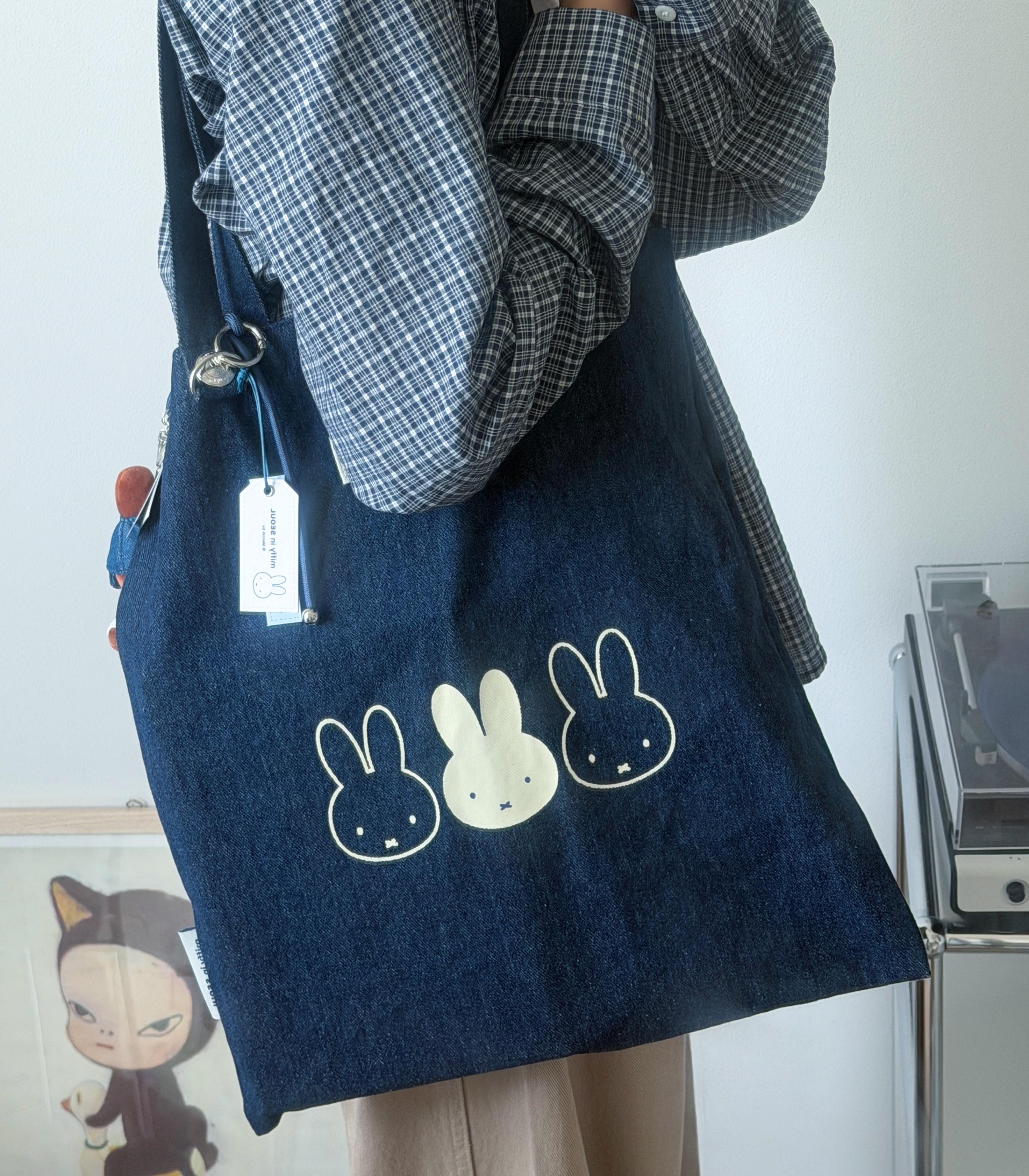 首爾限定) Miffy 丹寧帆布袋