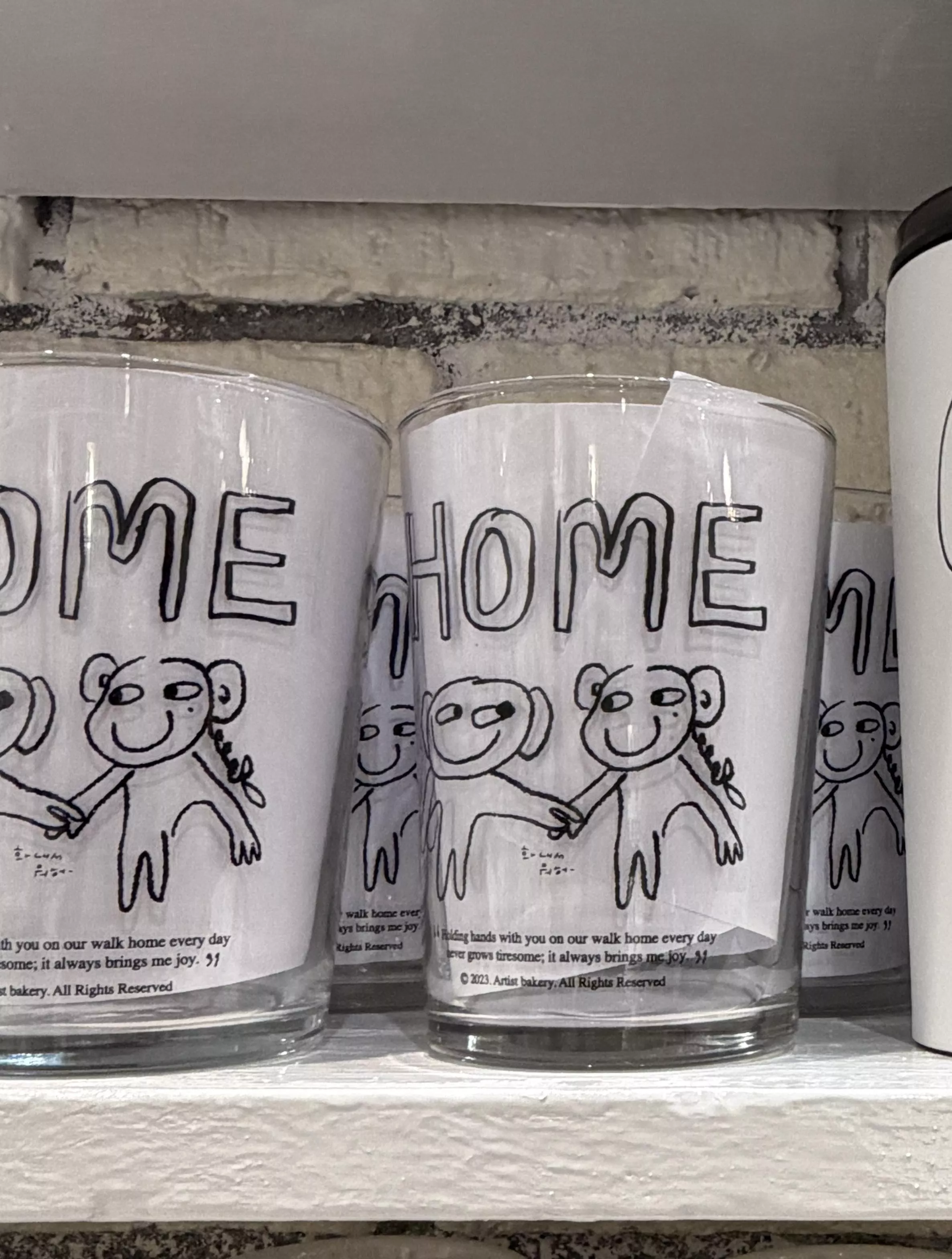 Artist bakery 玻璃杯