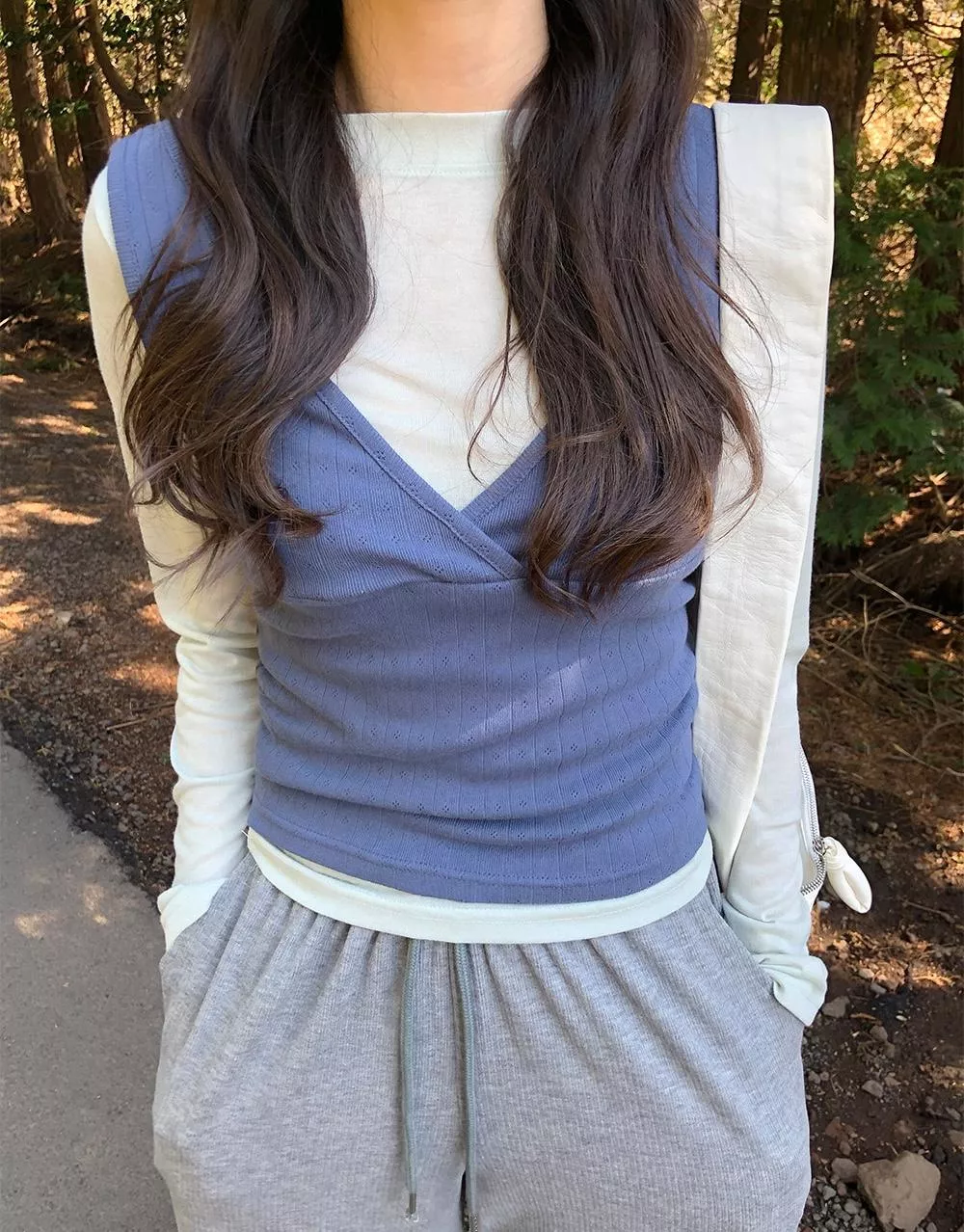 (ordinairement) 美式V領背心