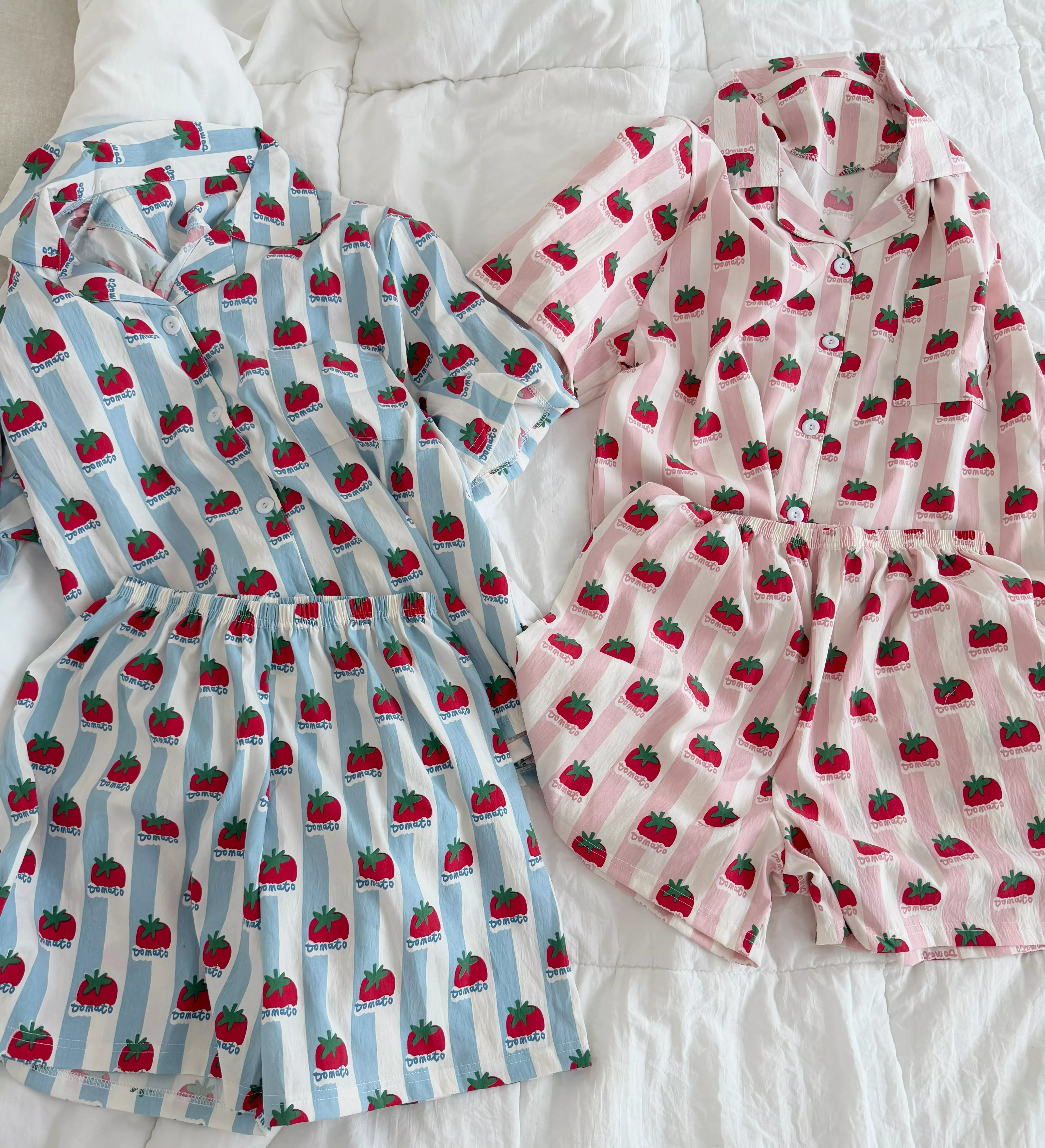 (舒服到想秒睡！🍅) tomato pajama set