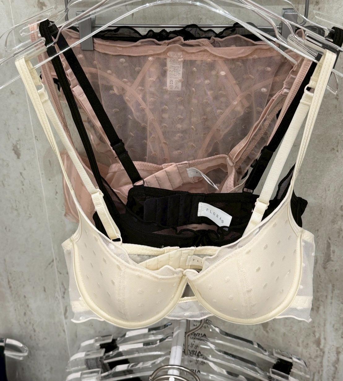 (Flora) 小性感波點內衣 Set