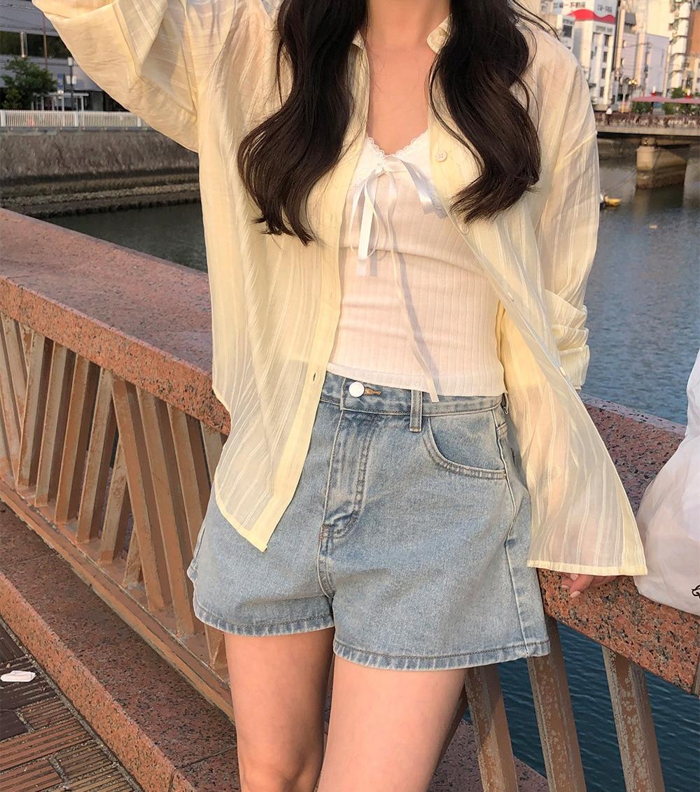 (極顯瘦!) OUIR家 丹寧短褲