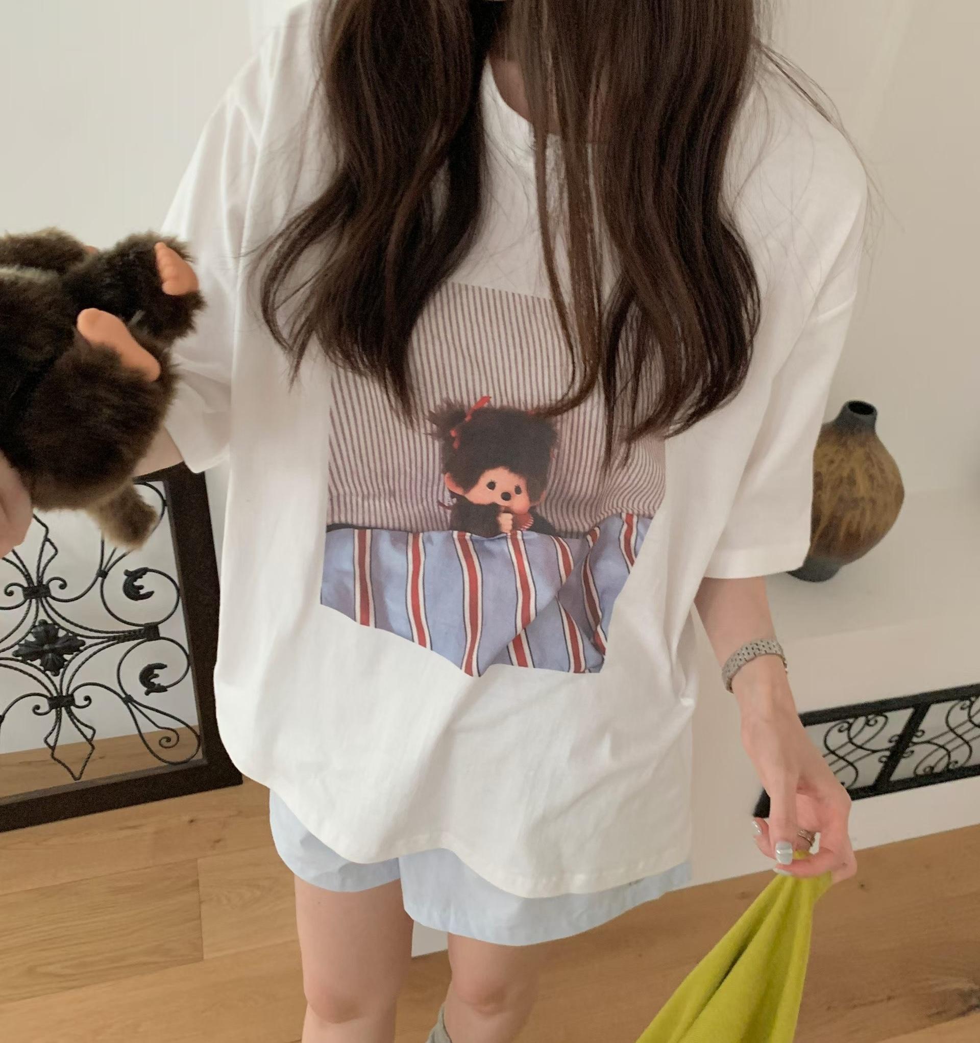 monchhichi tee (2color)