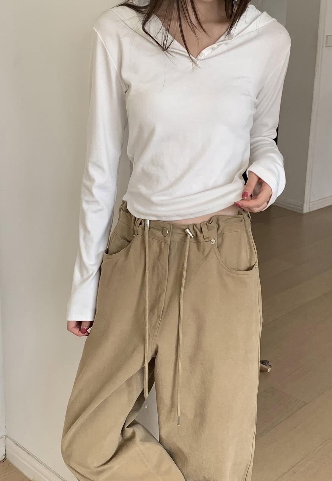慵懶連帽tee