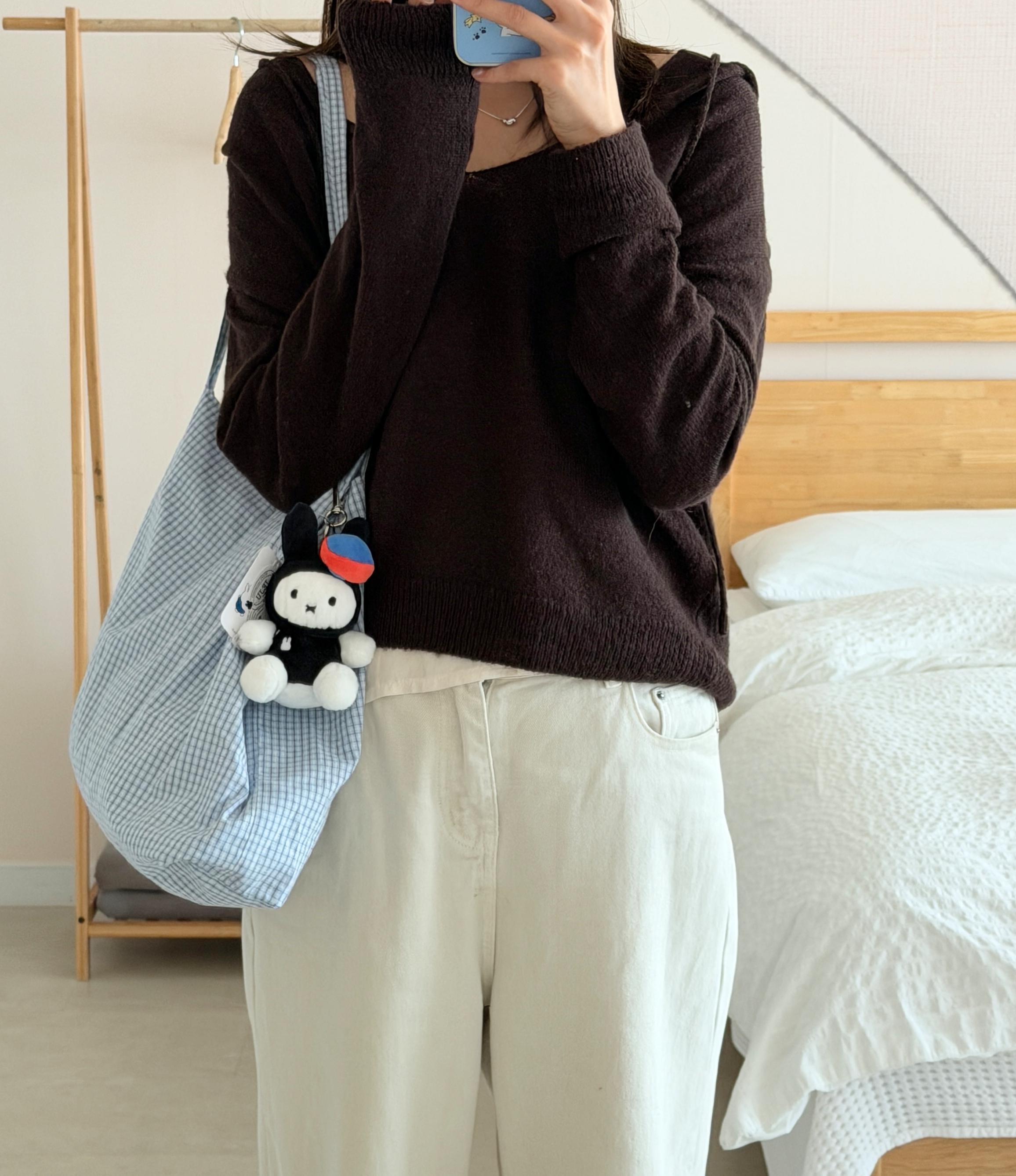 清透連帽針織